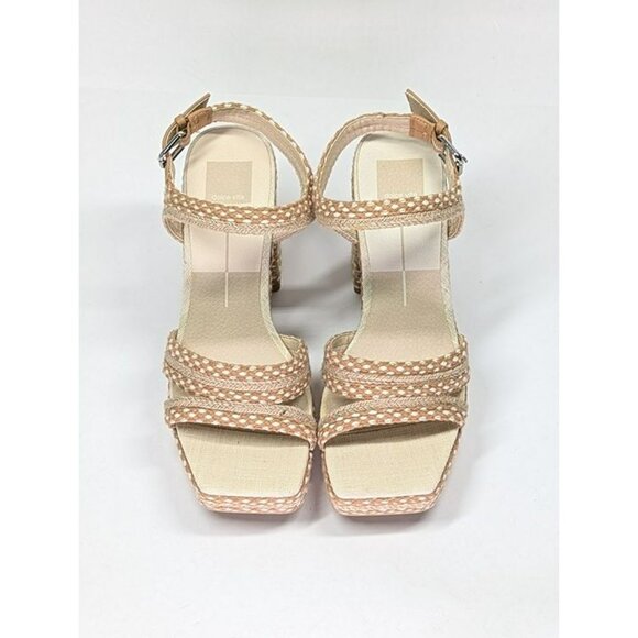 Dolvce Vita Amira Women's Natural Woven Platform Sandal Size 9 (MSRP $140) - Picture 4 of 10
